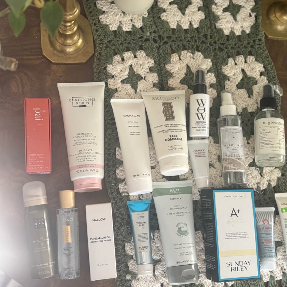 Skincare and haircare set!